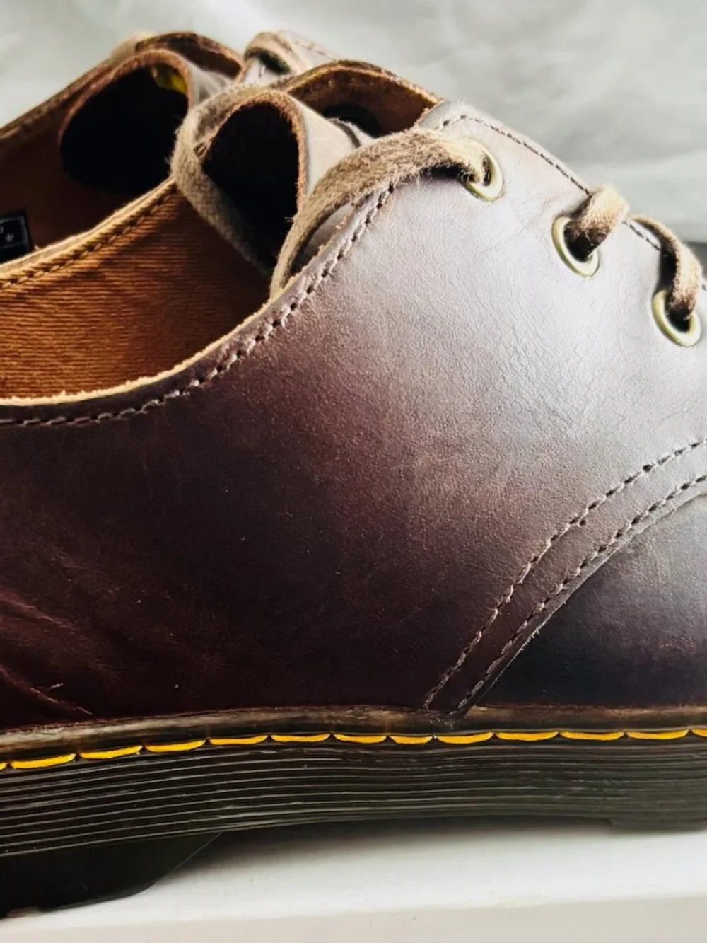 Dr. Martens Coronado Brown Leather Oxford Shoes Men's Size 12 Casual Lace Up